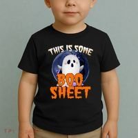 This Is Some Boo Sheet Funny Halloween Ghost Toddler T-Shirt thumb 2