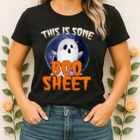 This Is Some Boo Sheet Funny Halloween Ghost Women's T-Shirt thumb 2