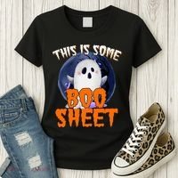This Is Some Boo Sheet Funny Halloween Ghost Women's T-Shirt thumb 3
