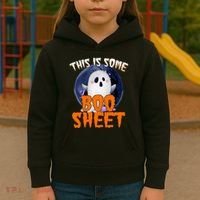 This Is Some Boo Sheet Funny Halloween Ghost Kids Hoodie thumb 3