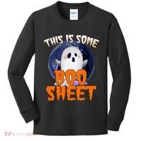 This Is Some Boo Sheet Funny Halloween Ghost Kids Long Sleeve Shirt thumb 0