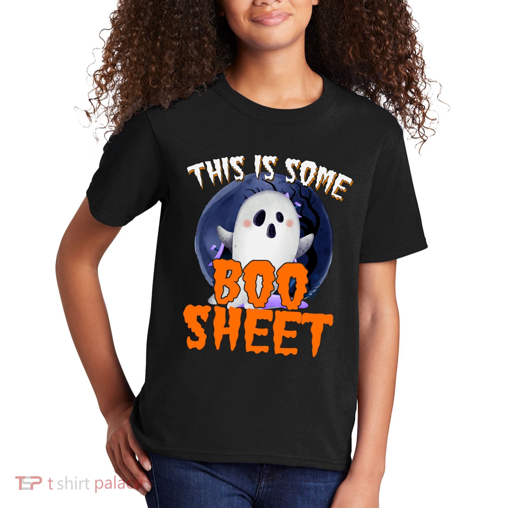 This Is Some Boo Sheet Funny Halloween Ghost Kids T-Shirt