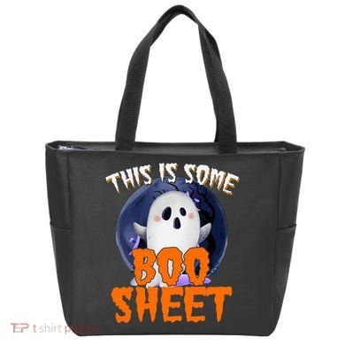 This Is Some Boo Sheet Funny Halloween Ghost Tote Bag