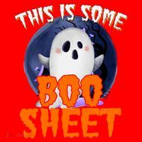 This Is Some Boo Sheet Funny Halloween Ghost Santa Hat thumb 1