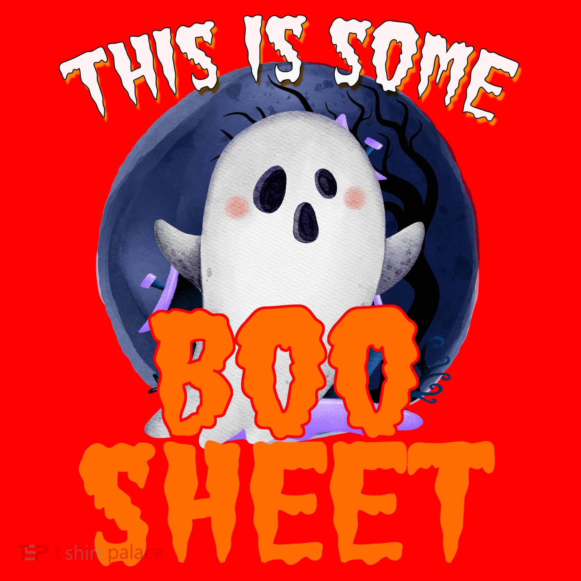 This Is Some Boo Sheet Funny Halloween Ghost Santa Hat