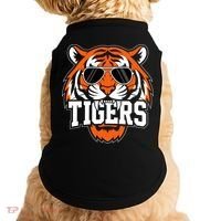 Tigers Inspirational Sports Fan Athletic Name Doggie Tank thumb 0