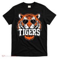 Tigers Inspirational Sports Fan Athletic Name T-Shirt thumb 0