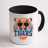 Tigers Inspirational Sports Fan Athletic Name Coffee Mug thumb 1