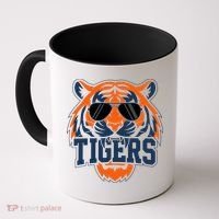 Tigers Inspirational Sports Fan Athletic Name Coffee Mug thumb 0