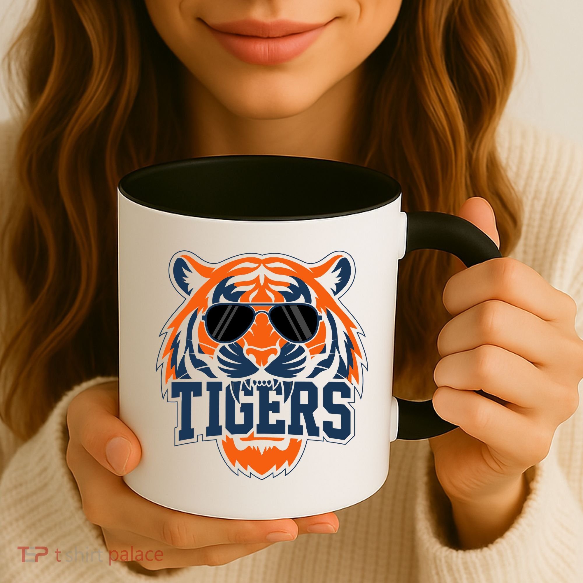 Tigers Inspirational Sports Fan Athletic Name Coffee Mug