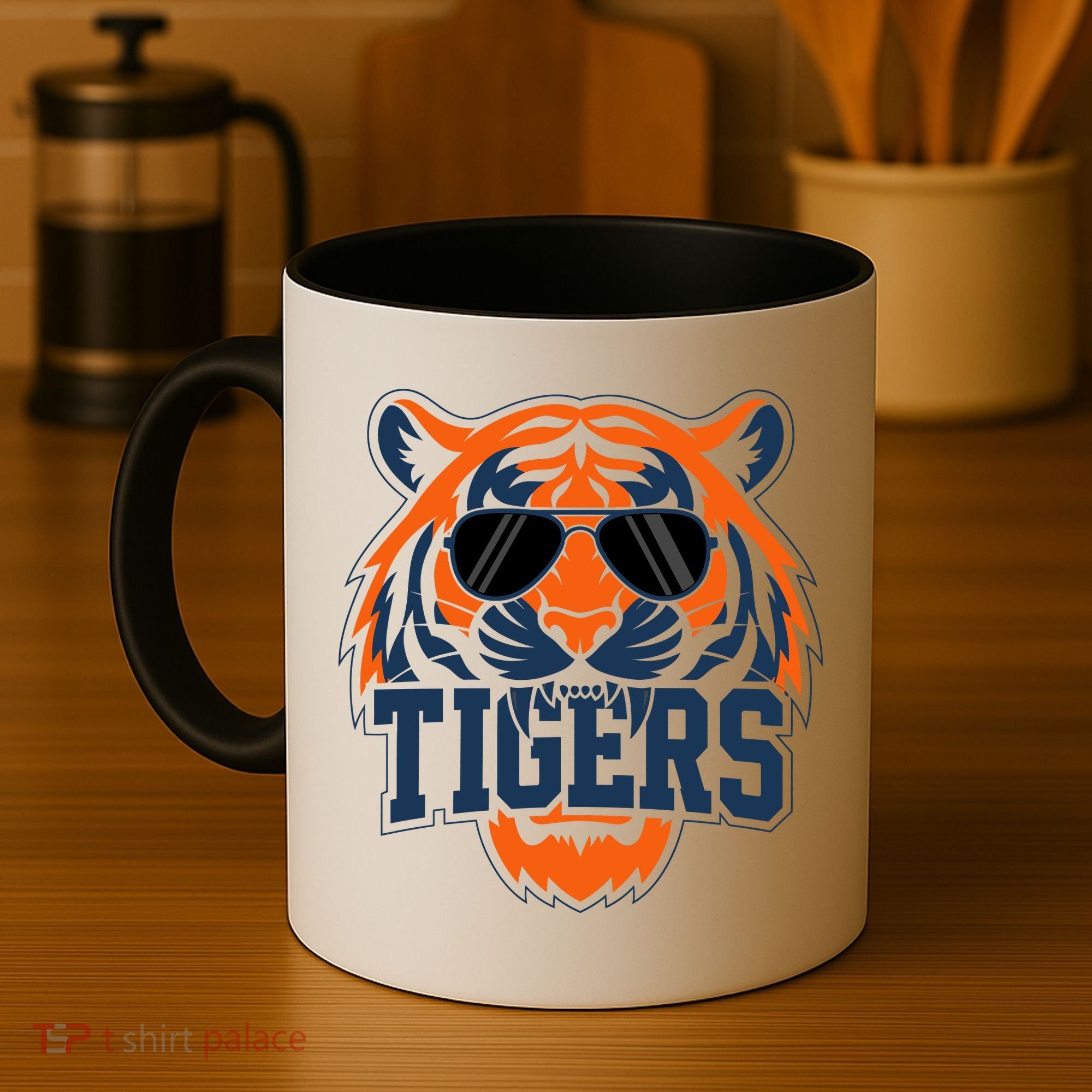 Tigers Inspirational Sports Fan Athletic Name Coffee Mug