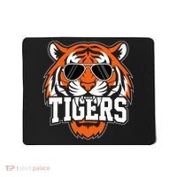 Tigers Inspirational Sports Fan Athletic Name Mousepad thumb 0