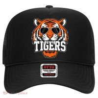 Tigers Inspirational Sports Fan Athletic Name Hat thumb 0