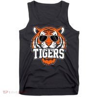 Tigers Inspirational Sports Fan Athletic Name Tank Top thumb 0