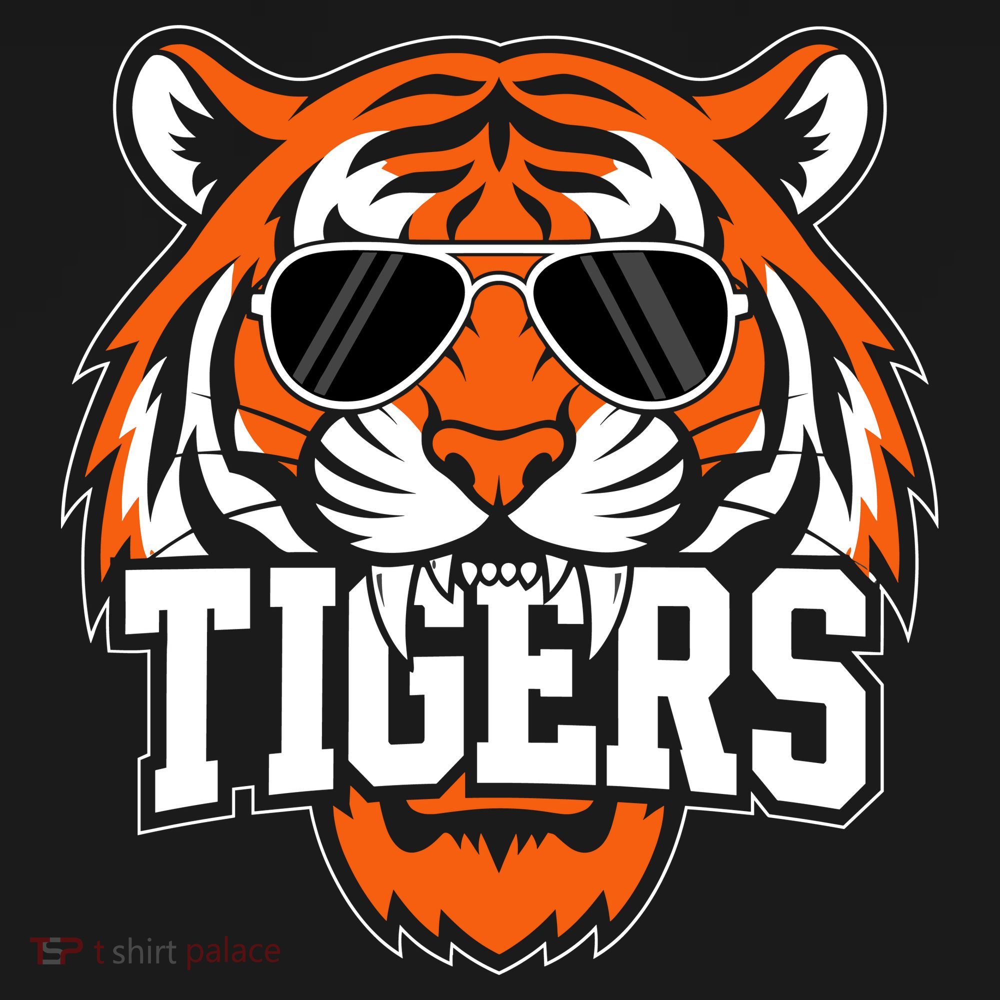 Tigers Inspirational Sports Fan Athletic Name Tank Top