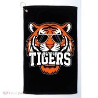 Tigers Inspirational Sports Fan Athletic Name Golf Towel thumb 0
