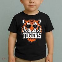 Tigers Inspirational Sports Fan Athletic Name Toddler T-Shirt thumb 2