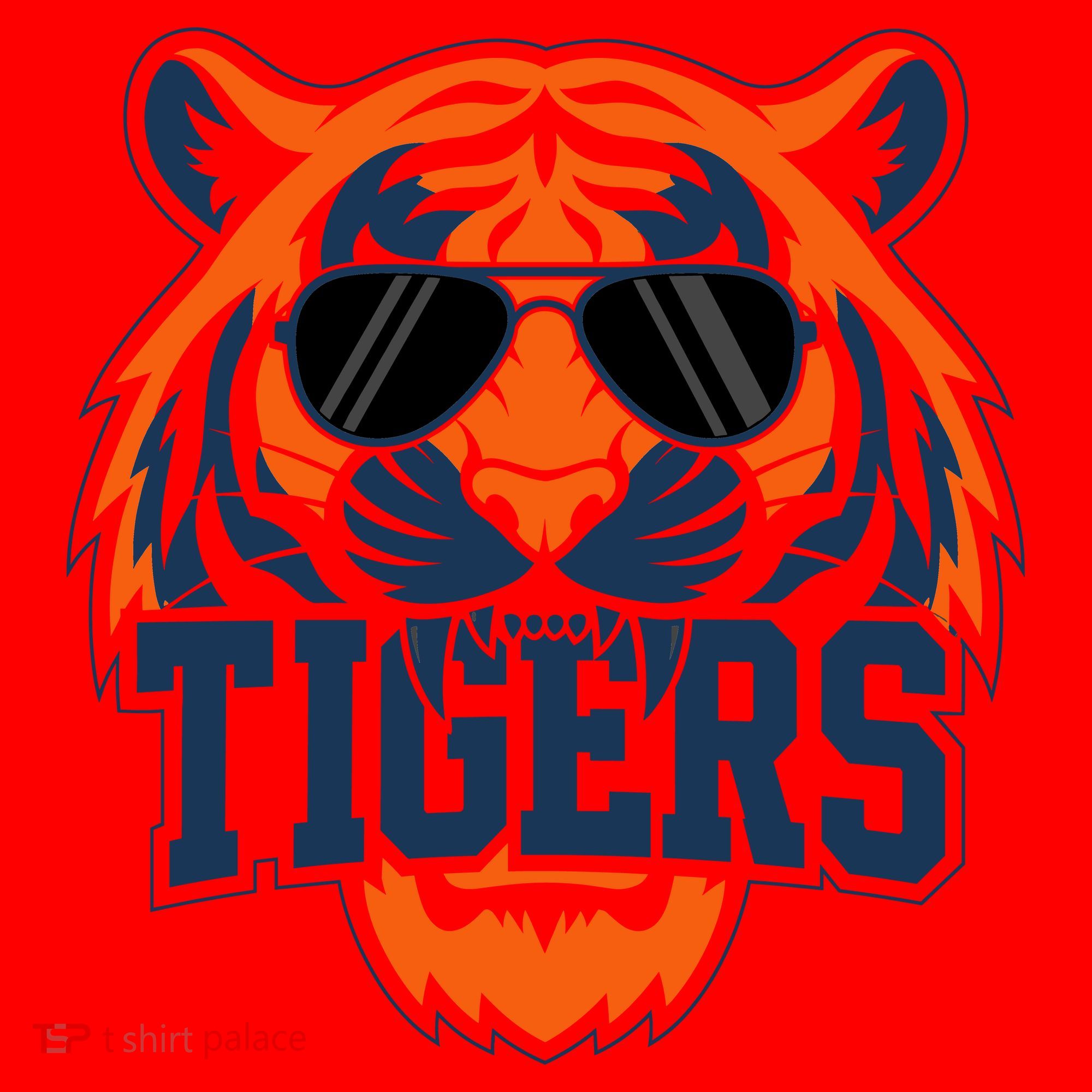Tigers Inspirational Sports Fan Athletic Name Santa Hat