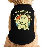 This Is Some Boo Sheet Ghost Halloween Costume Funny Doggie Tank thumb 0