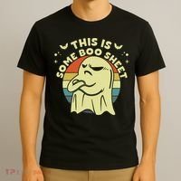 This Is Some Boo Sheet Ghost Halloween Costume Funny T-Shirt thumb 3