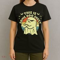 This Is Some Boo Sheet Ghost Halloween Costume Funny T-Shirt thumb 4