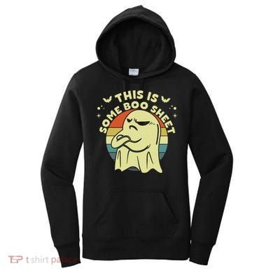 This Is Some Boo Sheet Ghost Halloween Costume Funny Women's Hoodie