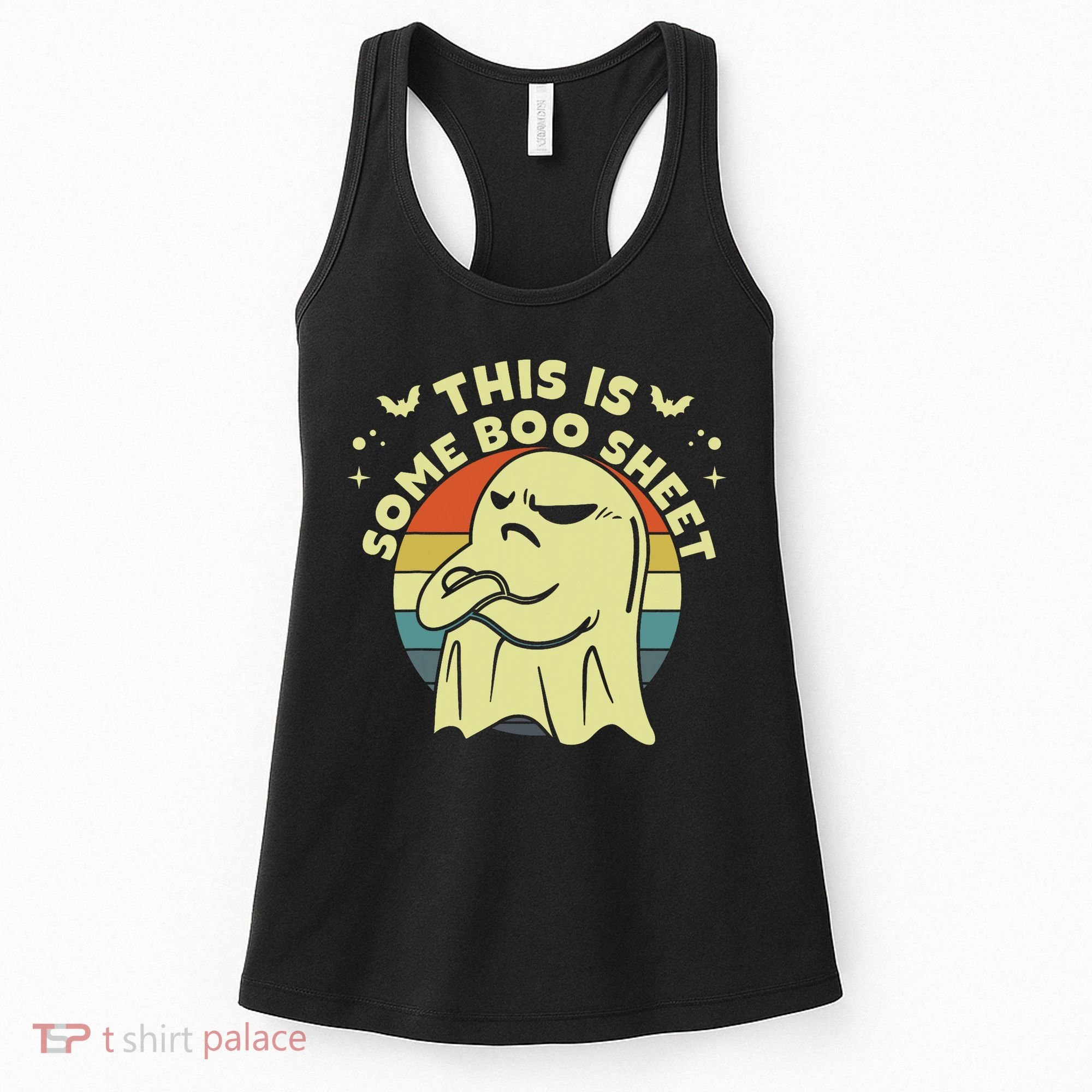 This Is Some Boo Sheet Ghost Halloween Costume Funny Women's Tank Top