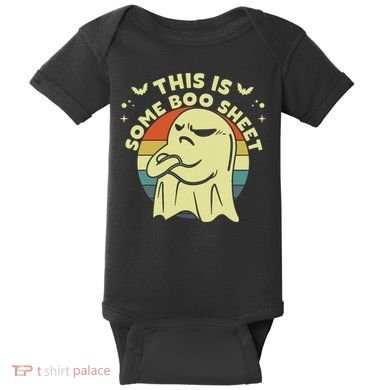 This Is Some Boo Sheet Ghost Halloween Costume Funny Baby Bodysuit