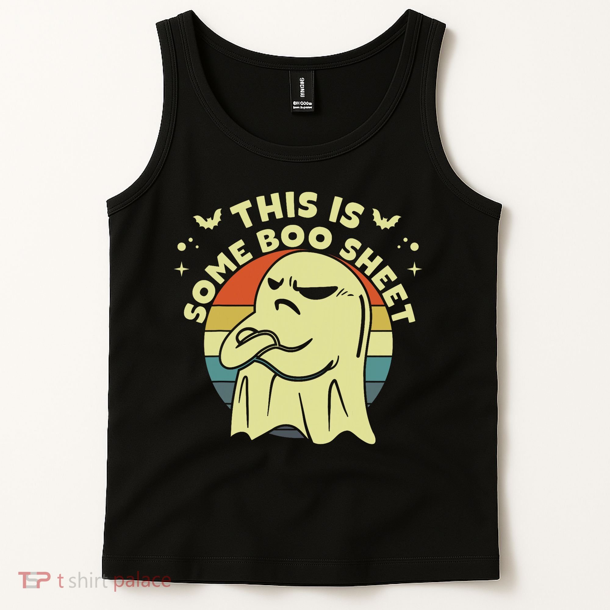 This Is Some Boo Sheet Ghost Halloween Costume Funny Tank Top
