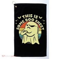 This Is Some Boo Sheet Ghost Halloween Costume Funny Golf Towel thumb 0