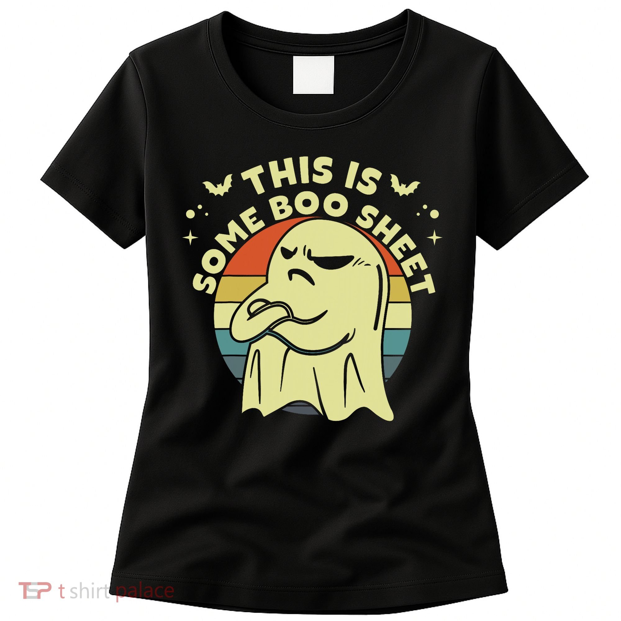 This Is Some Boo Sheet Ghost Halloween Costume Funny Women's T-Shirt