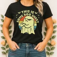 This Is Some Boo Sheet Ghost Halloween Costume Funny Women's T-Shirt thumb 2