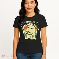 This Is Some Boo Sheet Ghost Halloween Costume Funny Women's T-Shirt thumb 4
