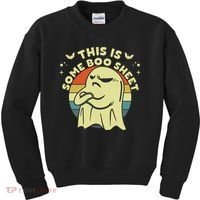This Is Some Boo Sheet Ghost Halloween Costume Funny Kids Sweatshirt thumb 0