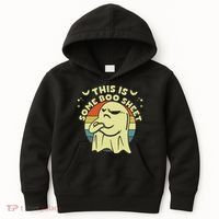 This Is Some Boo Sheet Ghost Halloween Costume Funny Kids Hoodie thumb 0