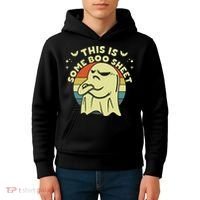 This Is Some Boo Sheet Ghost Halloween Costume Funny Kids Hoodie thumb 4