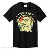 This Is Some Boo Sheet Ghost Halloween Costume Funny Kids T-Shirt thumb 0