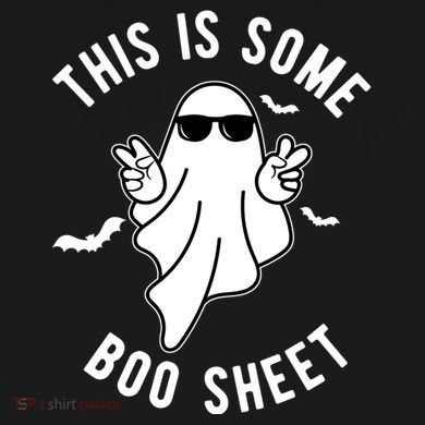 This Is Some Boo Sheet Ghost Funny Halloween Yupoong Adult 5-Panel Trucker Hat