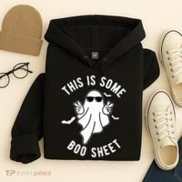 This Is Some Boo Sheet Ghost Funny Halloween Hoodie thumb 4
