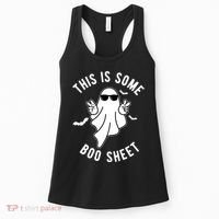 This Is Some Boo Sheet Ghost Funny Halloween Women's Tank Top thumb 0