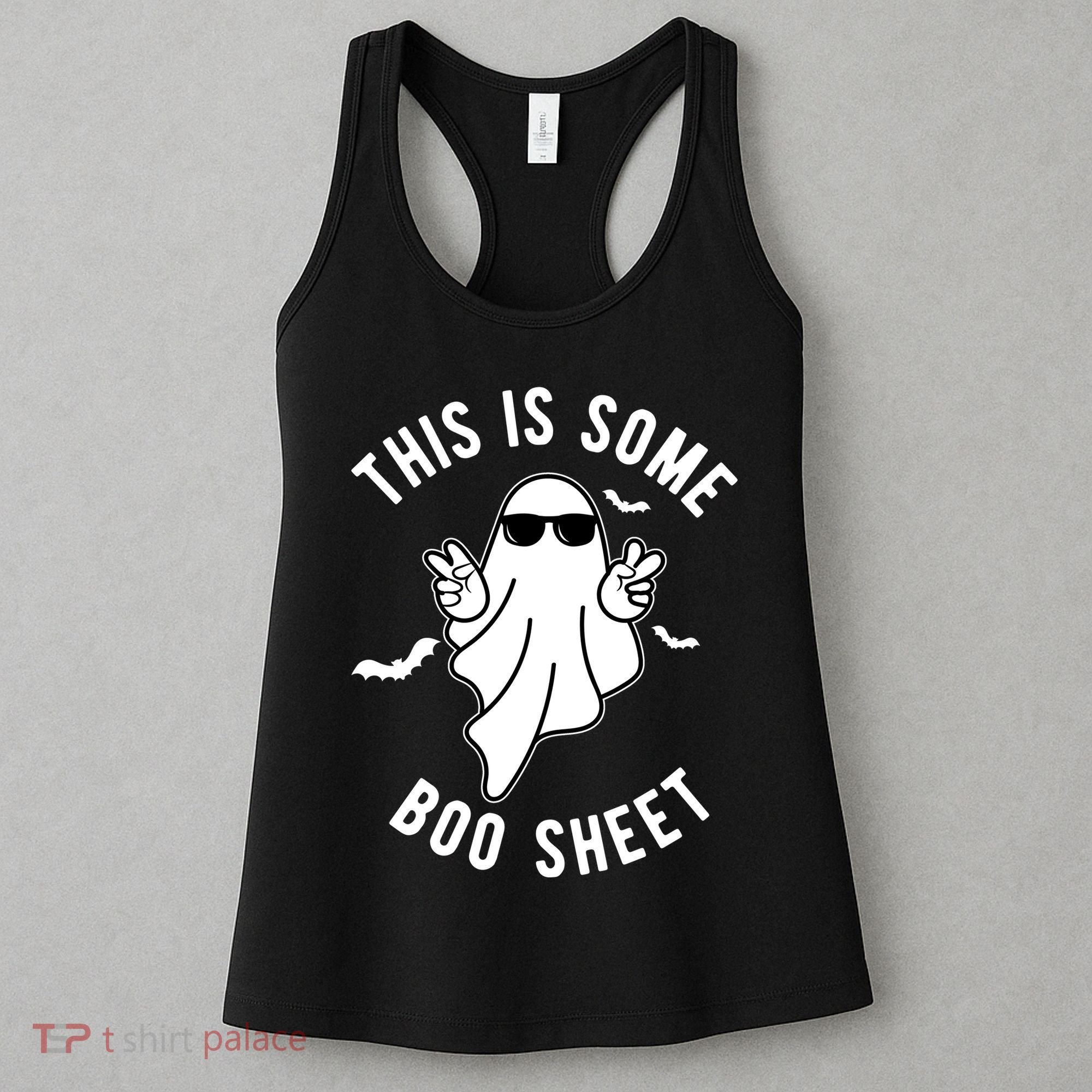 This Is Some Boo Sheet Ghost Funny Halloween Women's Tank Top