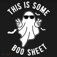 This Is Some Boo Sheet Ghost Funny Halloween Toddler Hoodie thumb 2