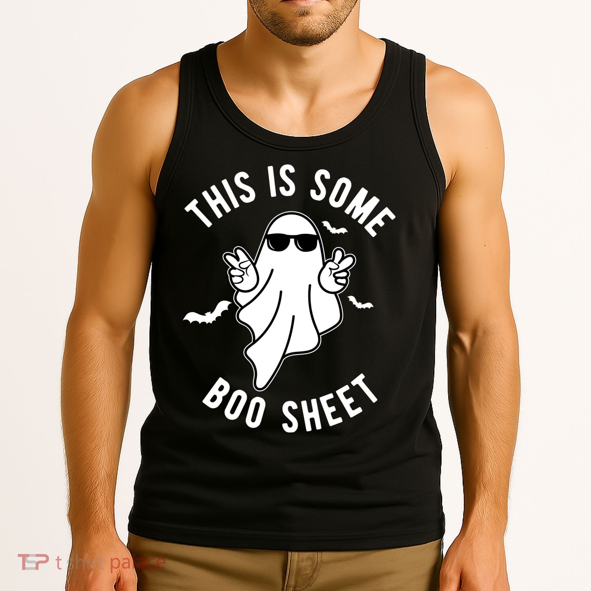 This Is Some Boo Sheet Ghost Funny Halloween Tank Top