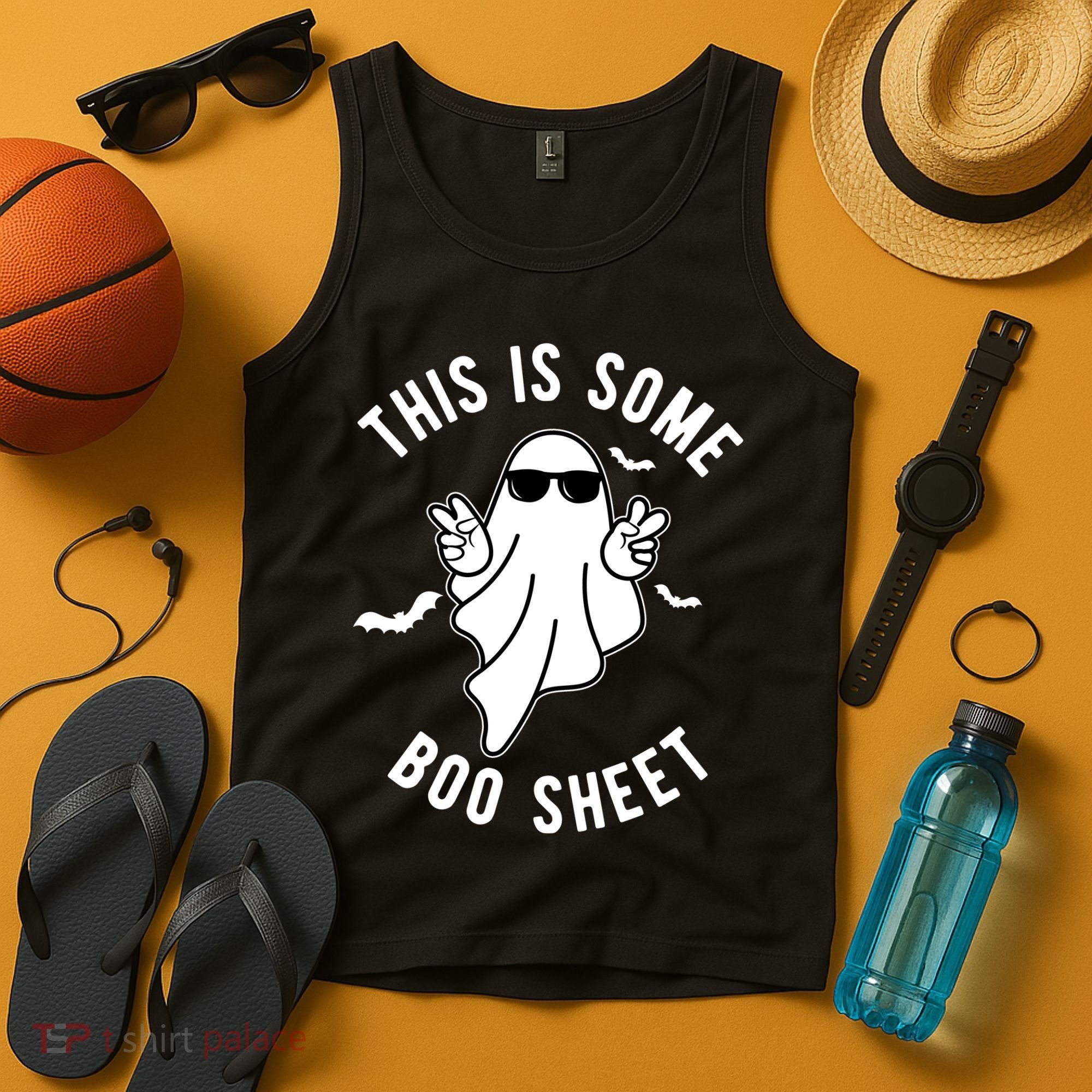 This Is Some Boo Sheet Ghost Funny Halloween Tank Top