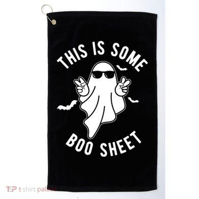 This Is Some Boo Sheet Ghost Funny Halloween Golf Towel