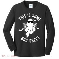 This Is Some Boo Sheet Ghost Funny Halloween Kids Long Sleeve Shirt thumb 0