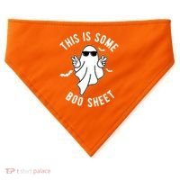 This Is Some Boo Sheet Ghost Funny Halloween USA-Made Doggie Bandana thumb 0