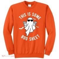 This Is Some Boo Sheet Ghost Funny Halloween Sweatshirt thumb 0