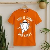 This Is Some Boo Sheet Ghost Funny Halloween T-Shirt thumb 2