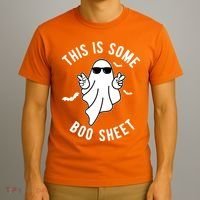 This Is Some Boo Sheet Ghost Funny Halloween T-Shirt thumb 3